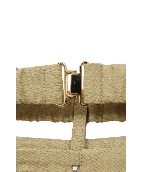 CLANE（クラネ） パンツ 2WAY GATHER BELT PANTS レディース