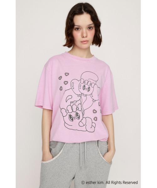 SLY（スライ） tシャツ 半袖 Esther Bunny x SLY LOOSE T/SH エスター