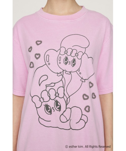 SLY（スライ） tシャツ 半袖 Esther Bunny x SLY LOOSE T/SH エスター