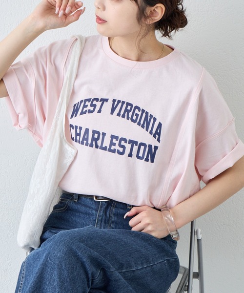 CIAOPANIC TYPY（チャオパニックティピー） tシャツ USAコットン切替