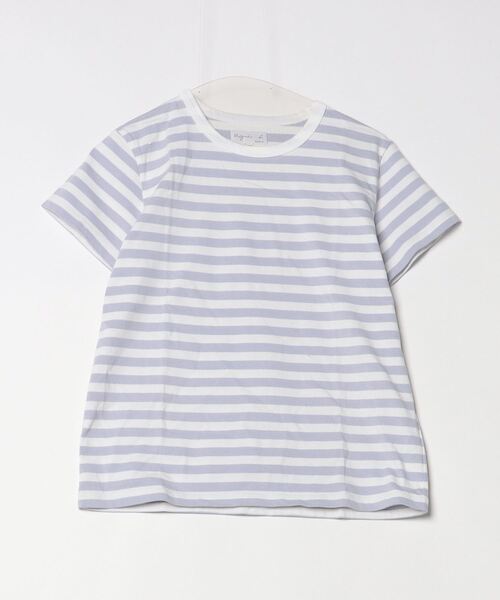 「agnes b.」 半袖Tシャツ 3 パープル レディース