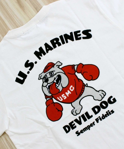 AVIREX tシャツ USMC BULLDOG S/S TEE メンズ レディース