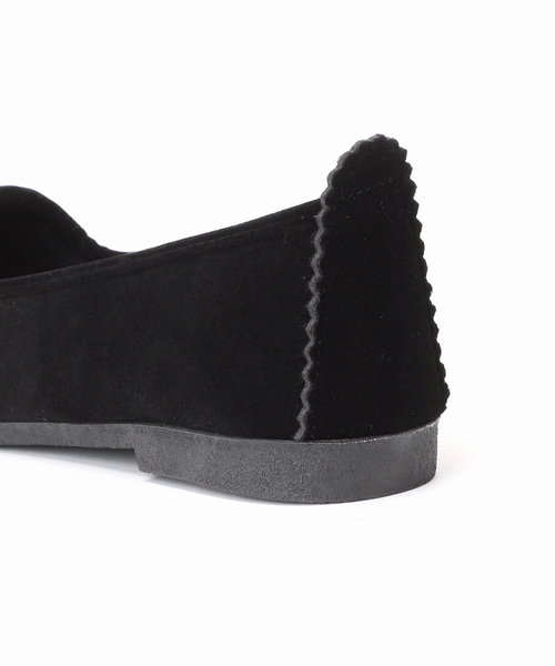 IENA シューズ MALUS/マリュス VELVET BIJOU SHOES レディース