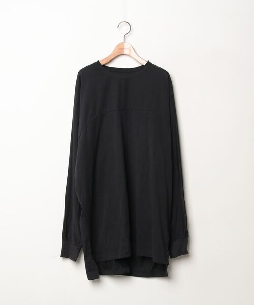 Y-3 ブラック ロングスリーブ Tシャツ M 関税込】◇Y-3 ワイ・スリー◇ロゴ ロングスリーブ Tシャツ (Y-3