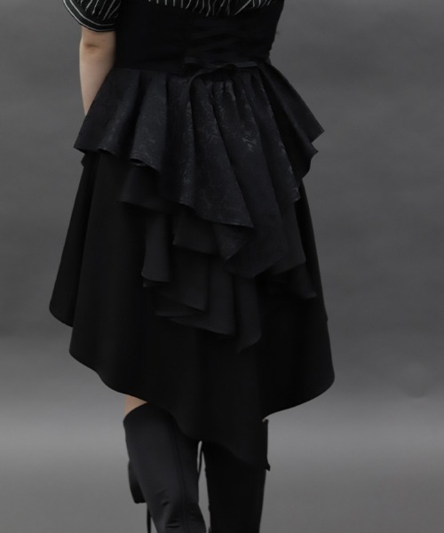 axes femme POETIQUE パンツ バッスルデザインショートパンツ