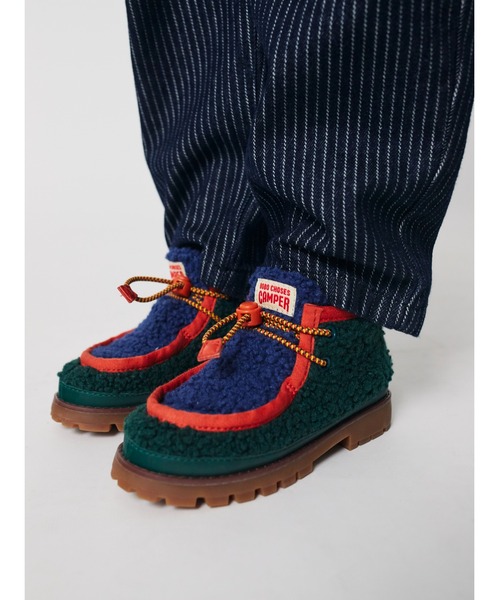 デッキシューズ モカシン BOBO CHOSES x CAMPER Compas Wallabee borrego shoes