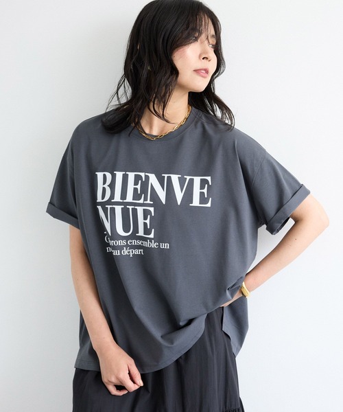 tシャツ BARNYARDSTORM / ワイドシルエットロゴプルオーバー レディース