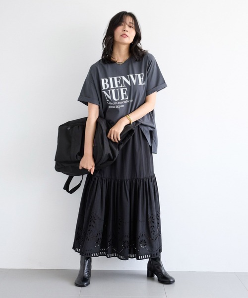 tシャツ BARNYARDSTORM / ワイドシルエットロゴプルオーバー レディース BARNYARDSTORM tシャツ / ワイドシルエットロゴプルオーバー