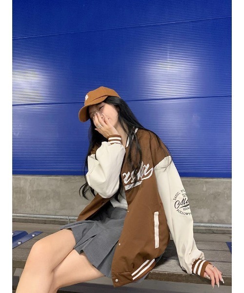 「DEVICE」 スタジャン FREE ブラック レディース_画像5