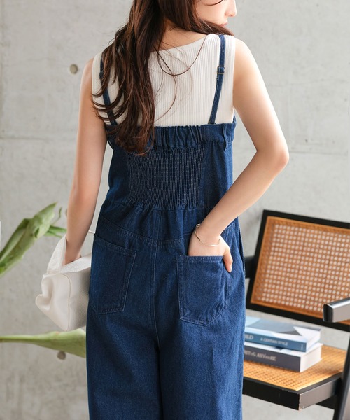 サロペット オーバーオール 「 低身長向けサイズ 」 キャミストラップ