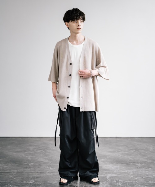 「Rocky Monroe」 半袖ニット L ブラック メンズ