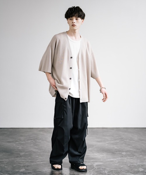 「Rocky Monroe」 半袖ニット L ブラック メンズ