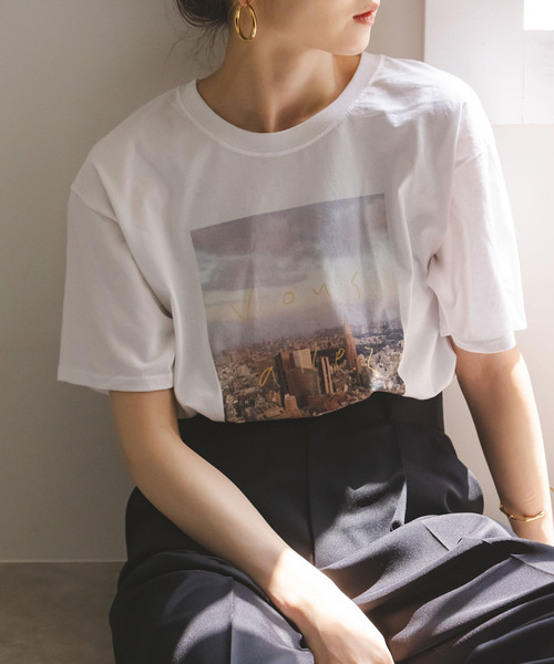 tシャツ Yvonlambert/イヴォン・ランベール フォトT レディース