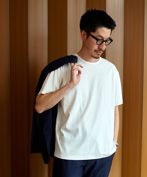 「SHIPS」 半袖Tシャツ LARGE ホワイト メンズ