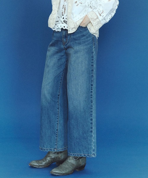 ジーンズ デニム デニムパンツ (CREOLME)WIDE DENIM PANTS レディース