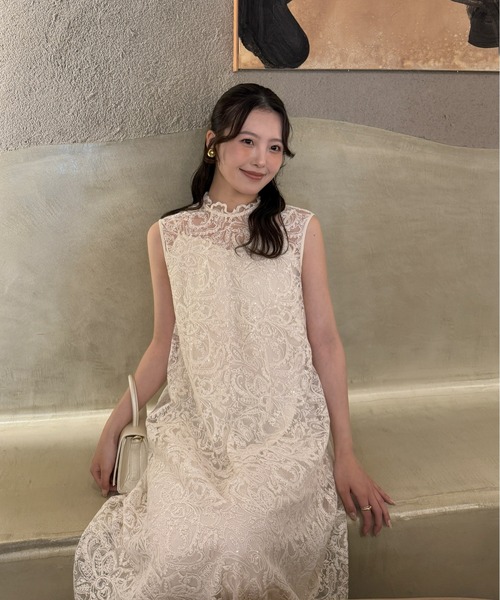 LE'RURE ドレス Prism lace A-line dress : ZOZOTOWN Yahoo!店 - 通販
