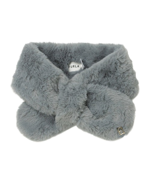 ファー フルラ マフラー ティペット FURLA（フルラ） マフラー ストール フェイクファーマフラー ティ