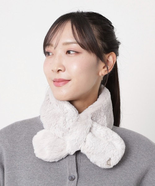 フルラ FURLA 【WEB限定】フェイクファーマフラー キルティング FURLA（フルラ） マフラー ストール フェイクファーマフラー ティ