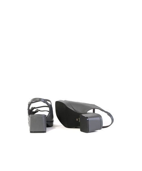 「Daniella&GEMMA」 ヒールサンダル 38 ブラック レディース_画像8