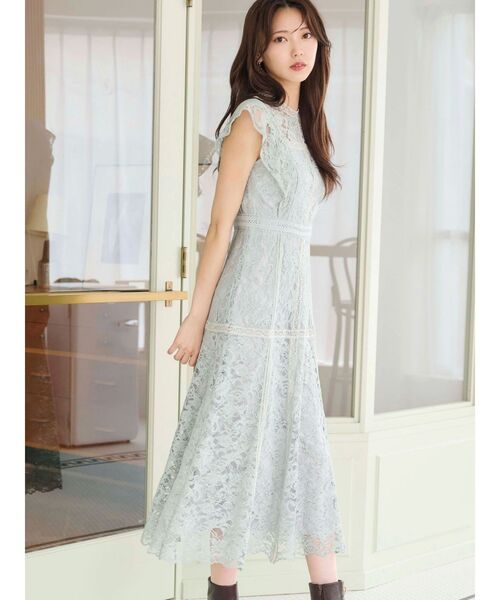 MERCURYDUO（マーキュリーデュオ） ドレス レースハイネックドレス