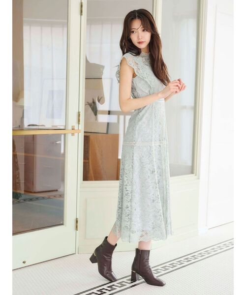 MERCURYDUO（マーキュリーデュオ） ドレス レースハイネックドレス