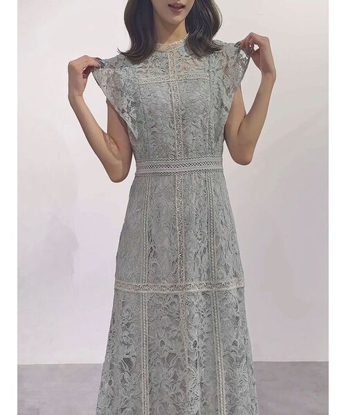 MERCURYDUO（マーキュリーデュオ） ドレス レースハイネックドレス