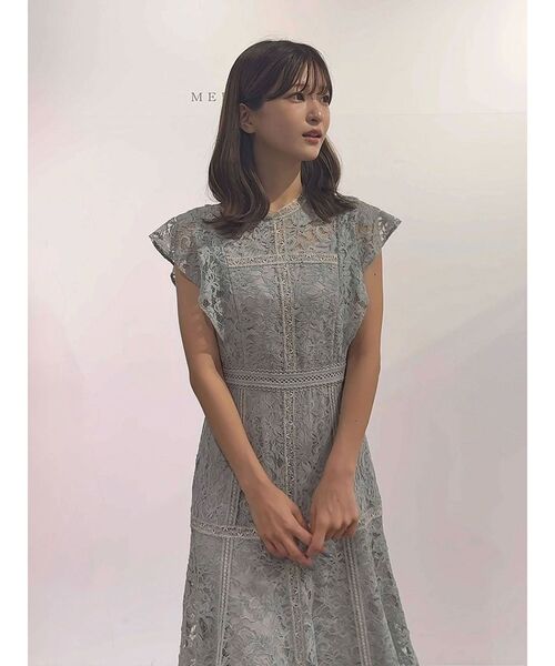 MERCURYDUO（マーキュリーデュオ） ドレス レースハイネックドレス
