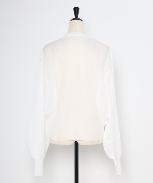 「RUMOR」 ニットカーディガン FREE ダークグレー レディース_画像6