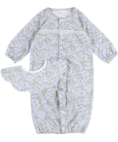 WACOAL KIDS スリーパー ワコールベビー プレオール 長袖 スタイ付き