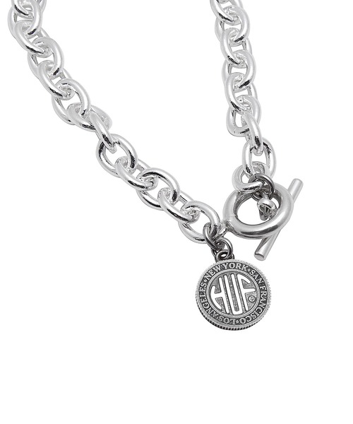 HUF シルバーチェーンブレスレット　S/M HUF（ハフ） ブレスレット S/M シルバー メンズ : ZOZOTOWN Yahoo!店