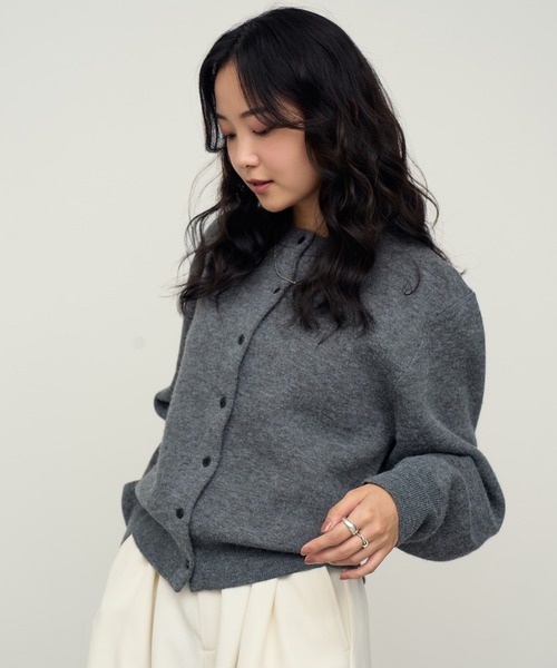 NOGLE カーディガン 「NOGLE/ノグル」コンパクトカーディガン