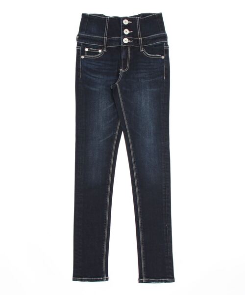 GYDA（ジェイダ） 加工スキニーデニムパンツ SMALL インディゴブルー