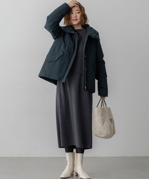 23区（ニジュウサンク） ダウンコート ダウンジャケット ミリタリー A