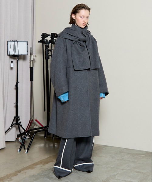 MAISON SPECIAL（メゾンスペシャル） コート アウター Hood Muffler