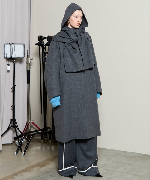 MAISON SPECIAL（メゾンスペシャル） コート アウター Hood Muffler