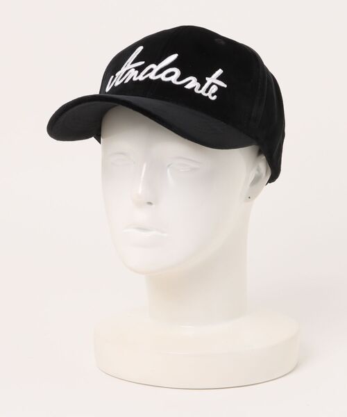 SPINNS（スピンズ） キャップ 帽子 スエードブラックキャップ/刺繍ロゴ