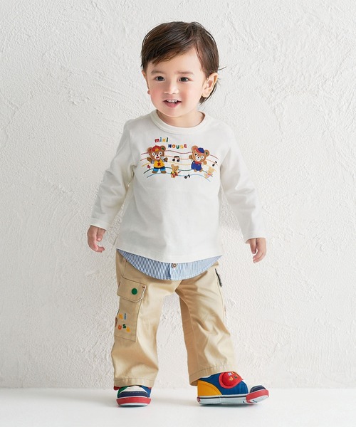 MIKI HOUSE（ミキハウス） tシャツ レイヤード風長袖Tシャツ キッズ