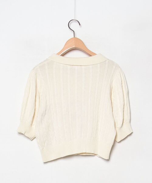 「POLO BCS」 半袖ニット FREE イエロー レディース_画像2