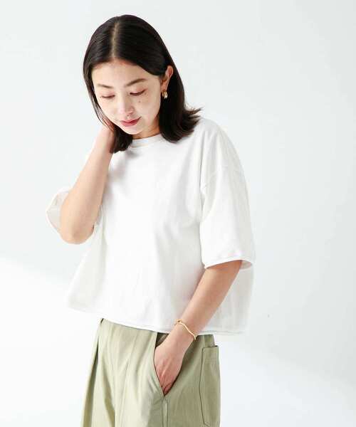 「URBAN RESEARCH Sonny Label」 半袖カットソー FREE オフホワイト レディース_画像3