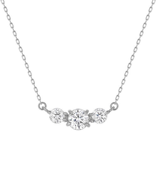 Canal4℃（カナルヨンドシー） ネックレス 「冬限定」 K10ホワイト