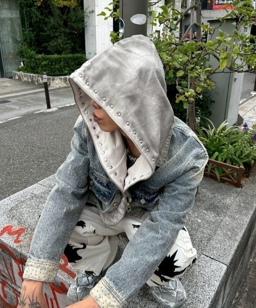 dig your own grave パーカー Lサイズ DIG YOUR OWN GRAVE パーカー 「DIG YOUR OWN GRAVE」FULLZIP STUDDED