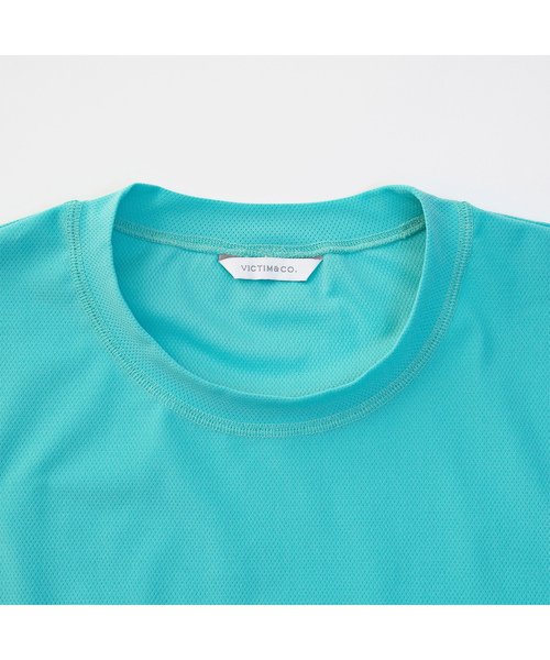 「VICTIM」 半袖Tシャツ X-LARGE ターコイズブルー メンズ_画像4