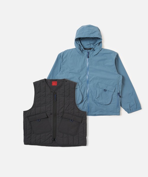 ブルゾン ジャンバー Topologie X Universal Works 2 In 1 Jacket / Charcoal レディース メンズの画像