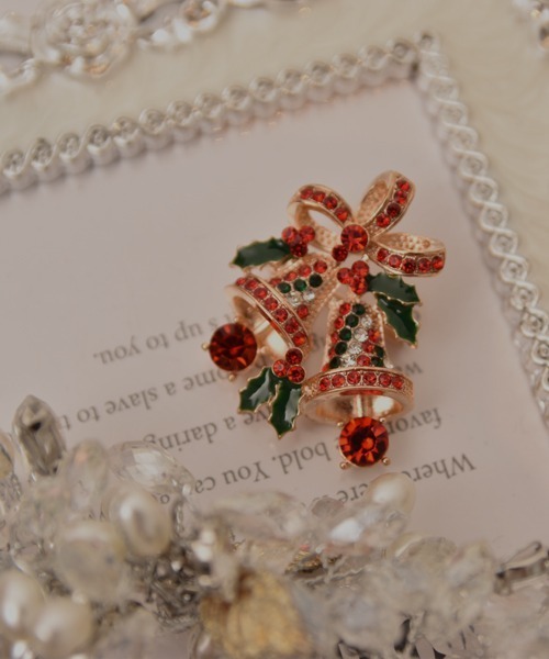 VIBGYOR Women ブローチ 「resonance」「Christmas」キラキラ