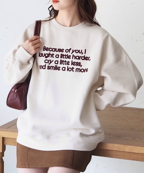 tiptop（ティップトップ） トレーナー スウェット 裏起毛フロッキー