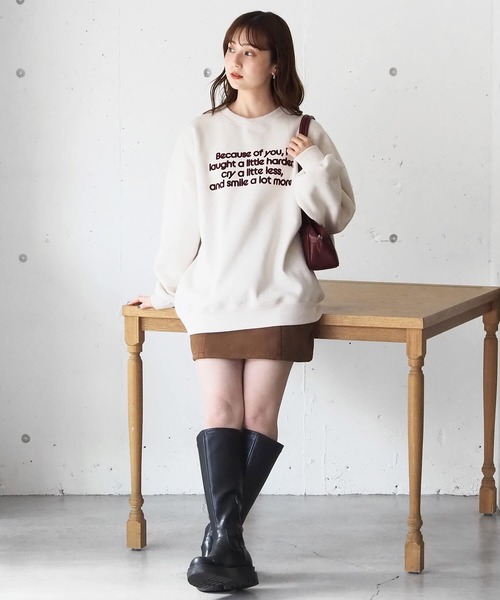 tiptop（ティップトップ） トレーナー スウェット 裏起毛フロッキー
