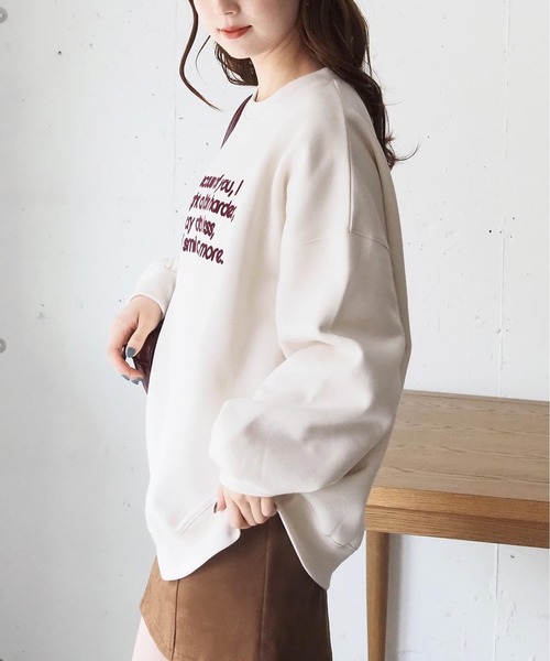 tiptop（ティップトップ） トレーナー スウェット 裏起毛フロッキー