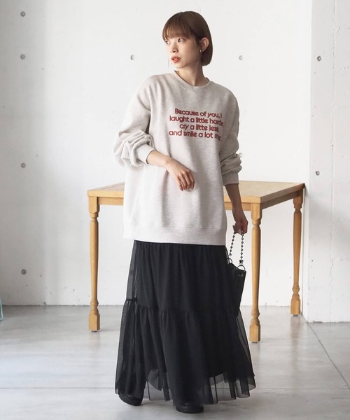 tiptop（ティップトップ） トレーナー スウェット 裏起毛フロッキー