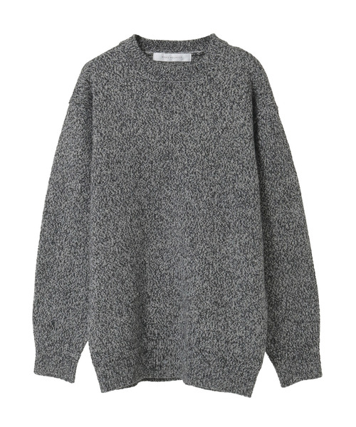 メンズメルローズ（MEN’S MELROSE）/ミックスカラークルーネックニット MEN'S MELROSE セーター ニット ミックスカラークルーネックニット