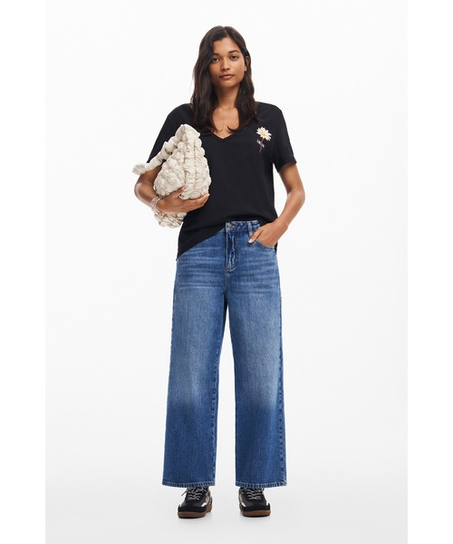 「Desigual」 半袖シャツ X-LARGE ブラック レディース_画像3